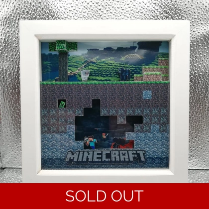 Minecraft 3D Shadow Box